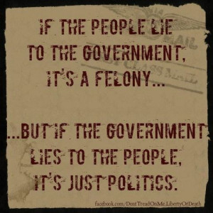 Government lies