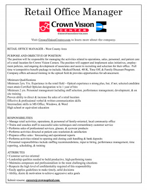 Office Manger Resume - PDF