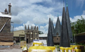 The Wizarding World of Harry Potter is currently being constructed ...