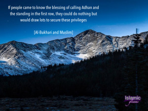 islamicgleams: The blessing of calling Adhan | Islamic Quotes