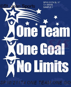 ONE TEAM,ONE GOAL, NO LIMITS
