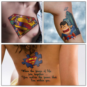 Awesome Superman Tattoo Design Ideas