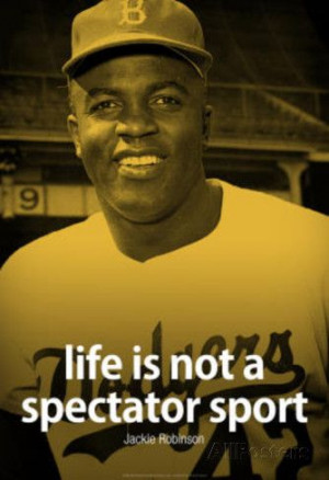 Black history month pics - Jackie Robinson Life Quote iNspire Poster ...