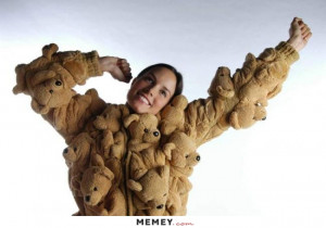 funny teddy bear stuffed toy shirt