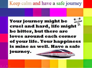 safe journey wishes