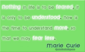 Marie Curie Famous Quotes