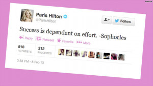 Best Twitter Quotes For Bio ~ Deep Thoughts... with Paris Hilton ...