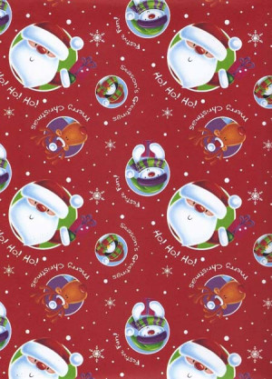 Christmas Wrapping Paper Merry