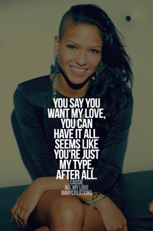 Most popular tags for this image include: cassie ventura