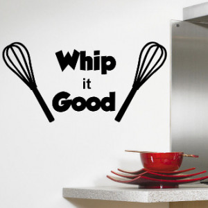 Our Products >> Whip it Good Vinyl Wall Decal