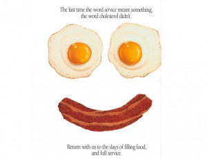 Cartoon Vector Illustration Bacon And Eggs