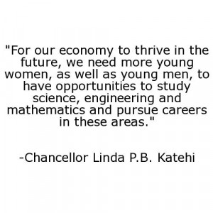 Linda P.B. Katehi talks about the 