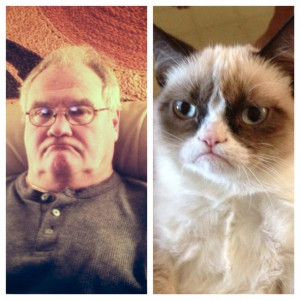 ... dad and grumpy cat tags funny honor fathers weekend comparison grumpy