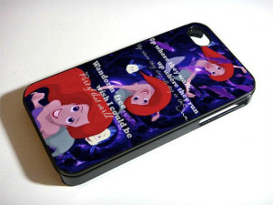 Ariel The Little Mermaid Quote - iPhone 4 / iPhone 4S / iPhone 5 Case ...
