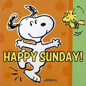 Snoopy Happy Sunday