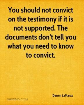 Testimony Quotes