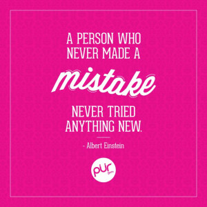 Make mistakes! #quote #wisdom #adventure #Einstein