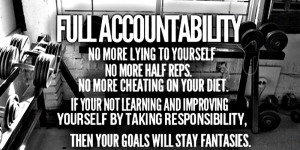 Staying Accountable