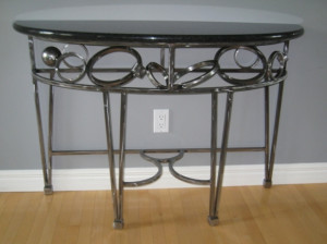 Hall Table - Granite or Glass Top quote Separately