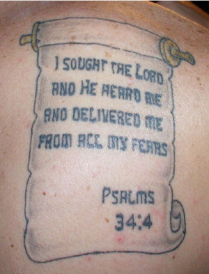 The beautiful scripture tattoos can really enhance your charisma as ...