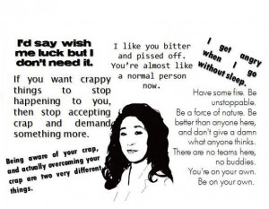 Cristina Yang quotes: love her insight a bit different than Mer but ...