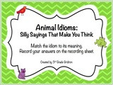 FREE Animal Idioms - Silly Sayings That Make You Think 0000162