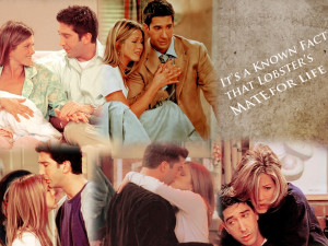 Ross and Rachel Lobsters for life wall