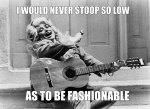 Dolly Parton fashionable meme.