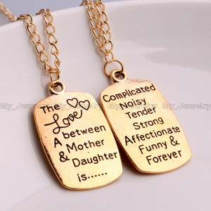 Charm-Pendant-Necklace-Inspiration-Quotes-Words-Mother-Daughter-Love ...