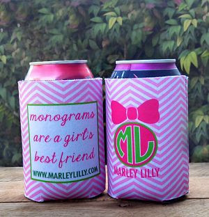 ... Lilly Monograms are a Girl's Best Friend Promotional Chevron Koolie