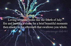 Quotes About Love And Fireworks #1