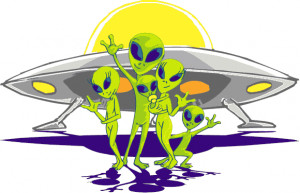 Funny Alien Family Vacation Picture: clipart showing the whole outer ...