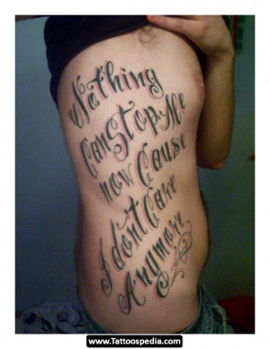 Quote Tattoos For Girls...