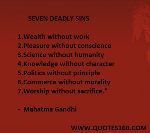 Famous Quotes By Mahatma Gandhi