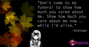 Show Me You Care Quotes Show how much you care about