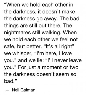 Neil Gaiman, quote from Hellblazer #27, 