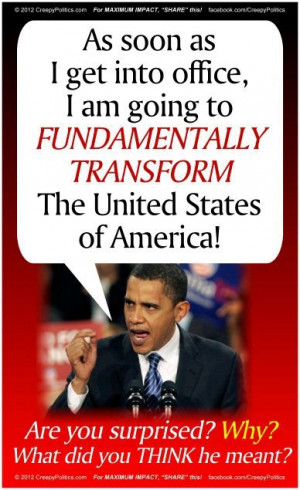 Fundamentally Transforming America
