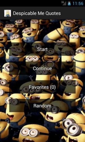 View bigger - Despicable Me Quotes for Android screenshot