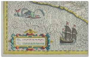 不，我们不能越过大洋。你没有看到那里有一只海怪 ...