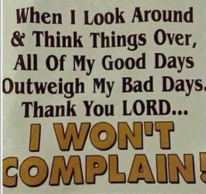 won't complaint