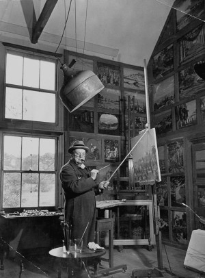 In addition, Churchill found that the skills he learned from painting ...