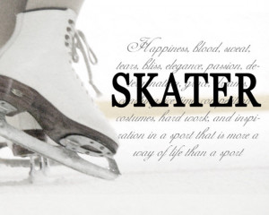 FIGURE SKATING SKATER Figure Skating Ice Skate Definition Photo Print