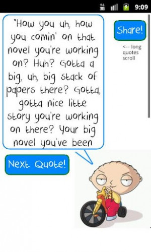 View bigger - Stewie Griffin Random Quotes for Android screenshot