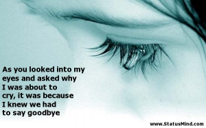 crying eyes with quotes sad crying eyes with quotes in eyes speak ...