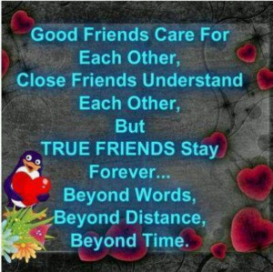 Friends are very special!