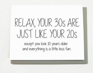 30th Birthday Funny Quotes For Women Funny birthday card - 30th