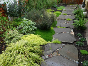 garden stepping stones make the perfect natural walkway Quotes