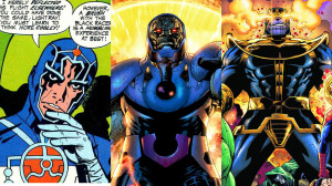 Metron, Darkseid and Thanos