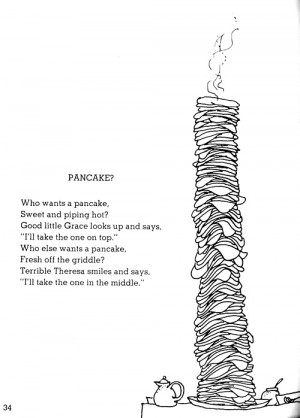 shel silverstein poem poetry pancake terrible theresa is a terrible ...
