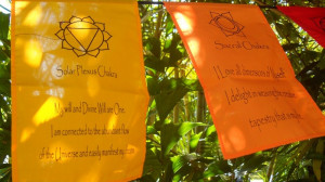 Chakra Sayings Prayer Flag